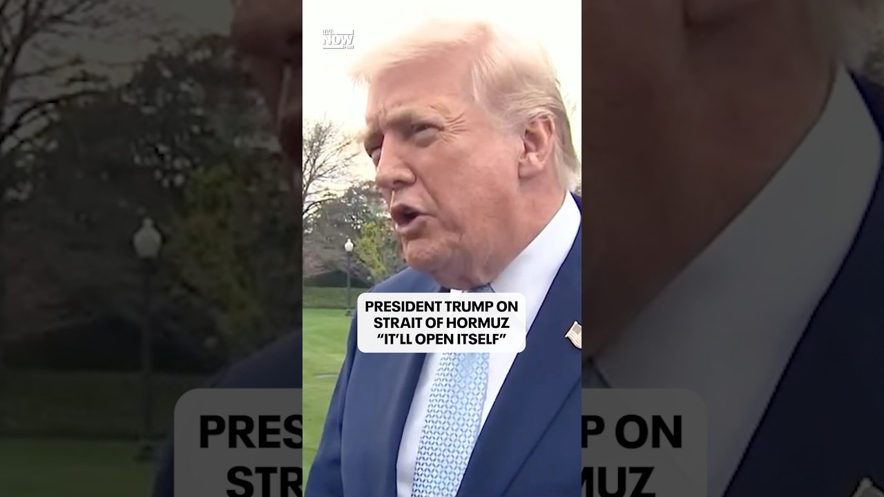 Trump on Strait of Hormuz: “It will open itself”