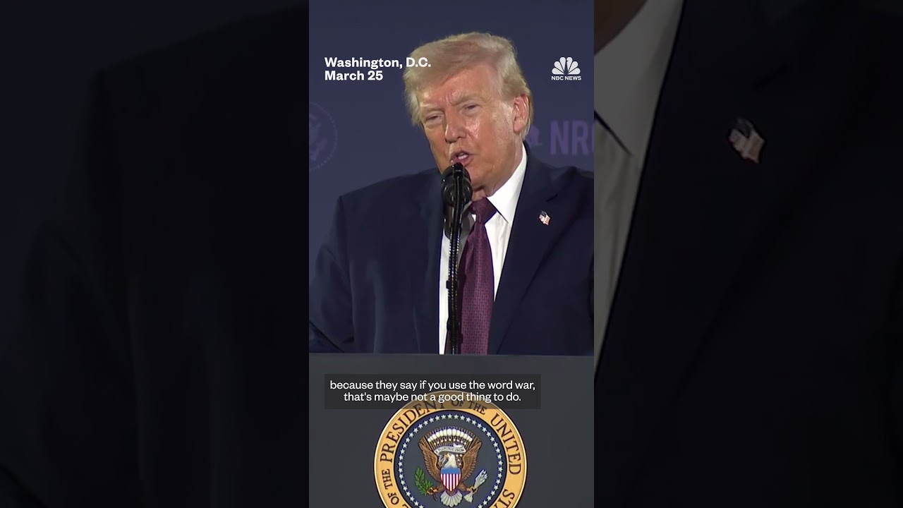 Trump says he won’t call Iran conflict ‘war’