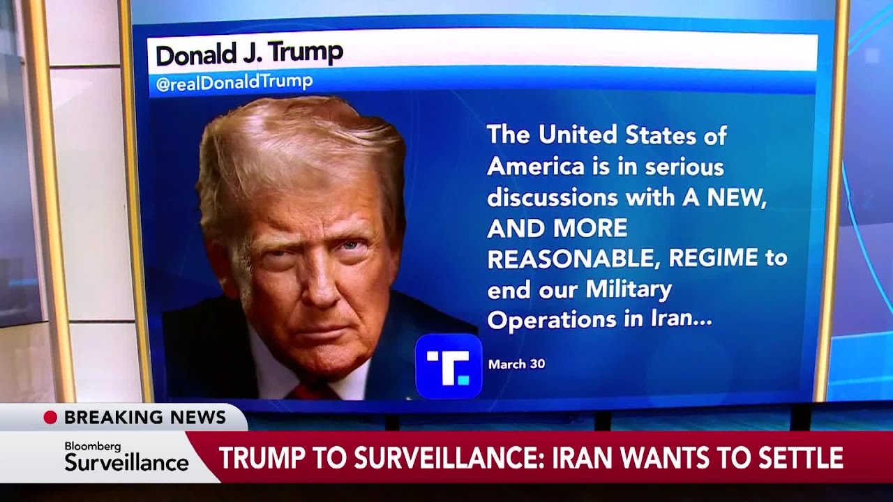 Trump Says Iran Really Wants to Settle the War