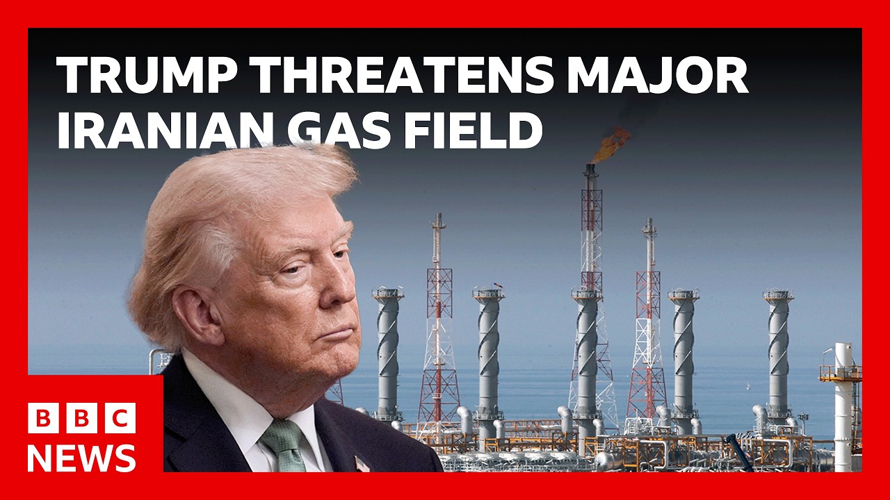 Trump threatens to ‘massively blow up’ major Iranian gas field after strikes in Qatar | BBC News