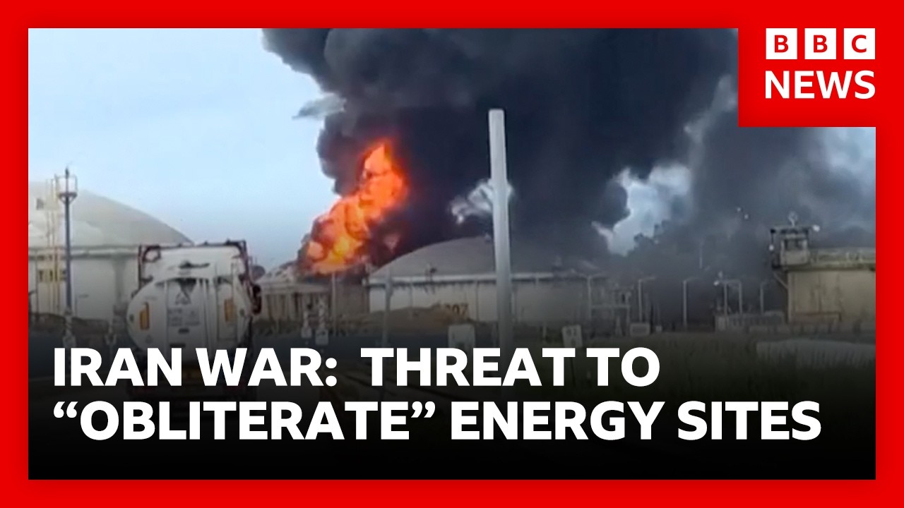 Trump threatens to “obliterate” Iran’s power supplies as fuel prices soar | BBC News