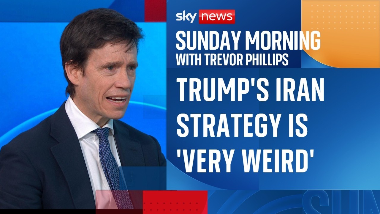 Trump’s Iran strategy is ‘very weird’, says Rory Stewart