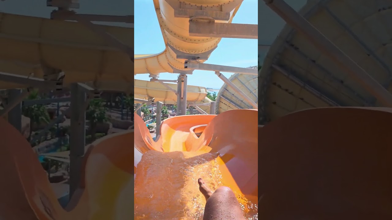 Tube Rides Water Slide at Desert Falls Water & Adventure Park 🇶🇦