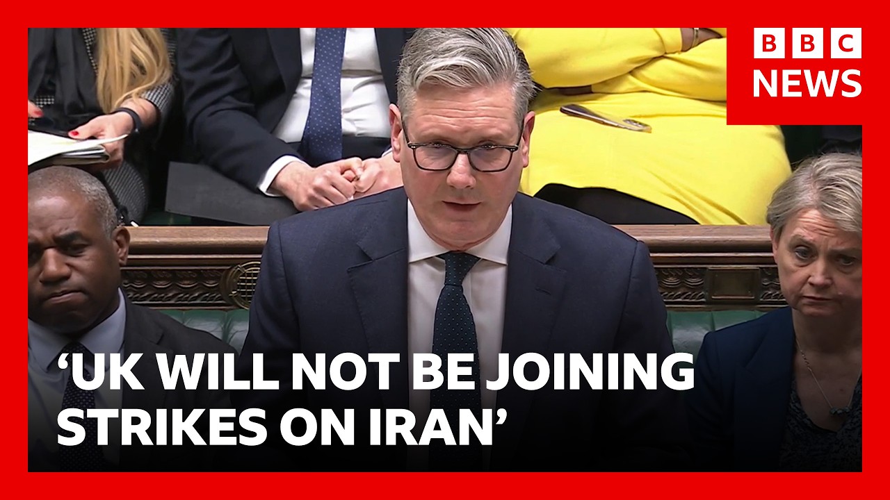 UK PM Starmer says decision not to join the US-Israeli strikes on Iran was ‘deliberate’ | BBC News