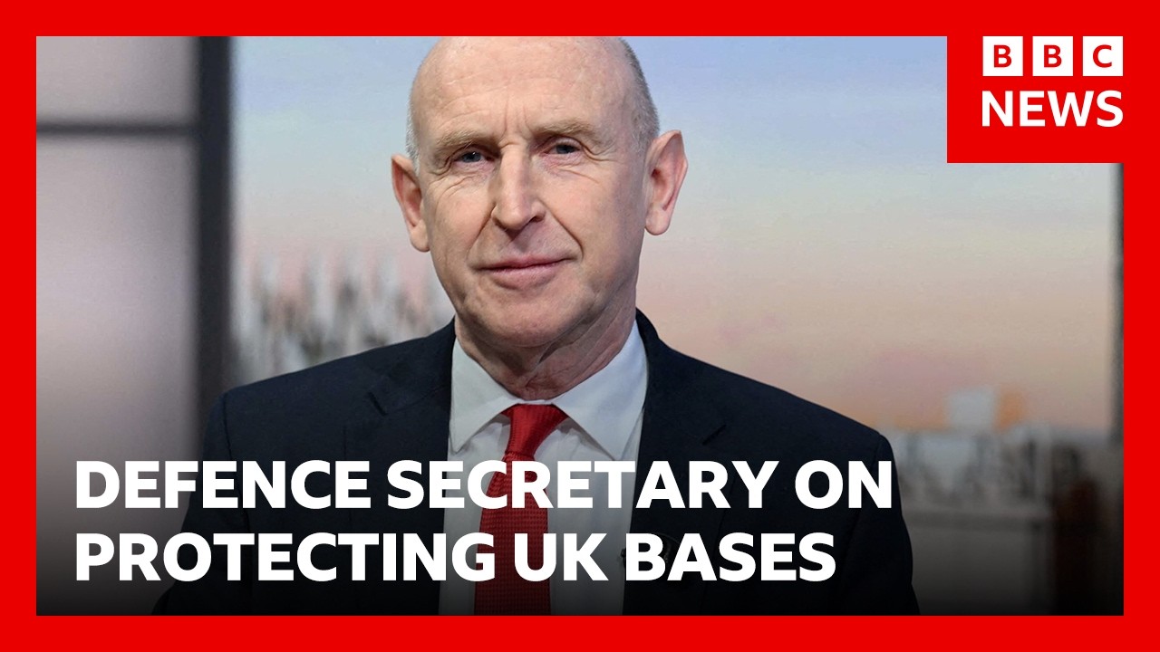 UK troops and civilians being put at risk by Iran strikes, Defence Secretary says | BBC News