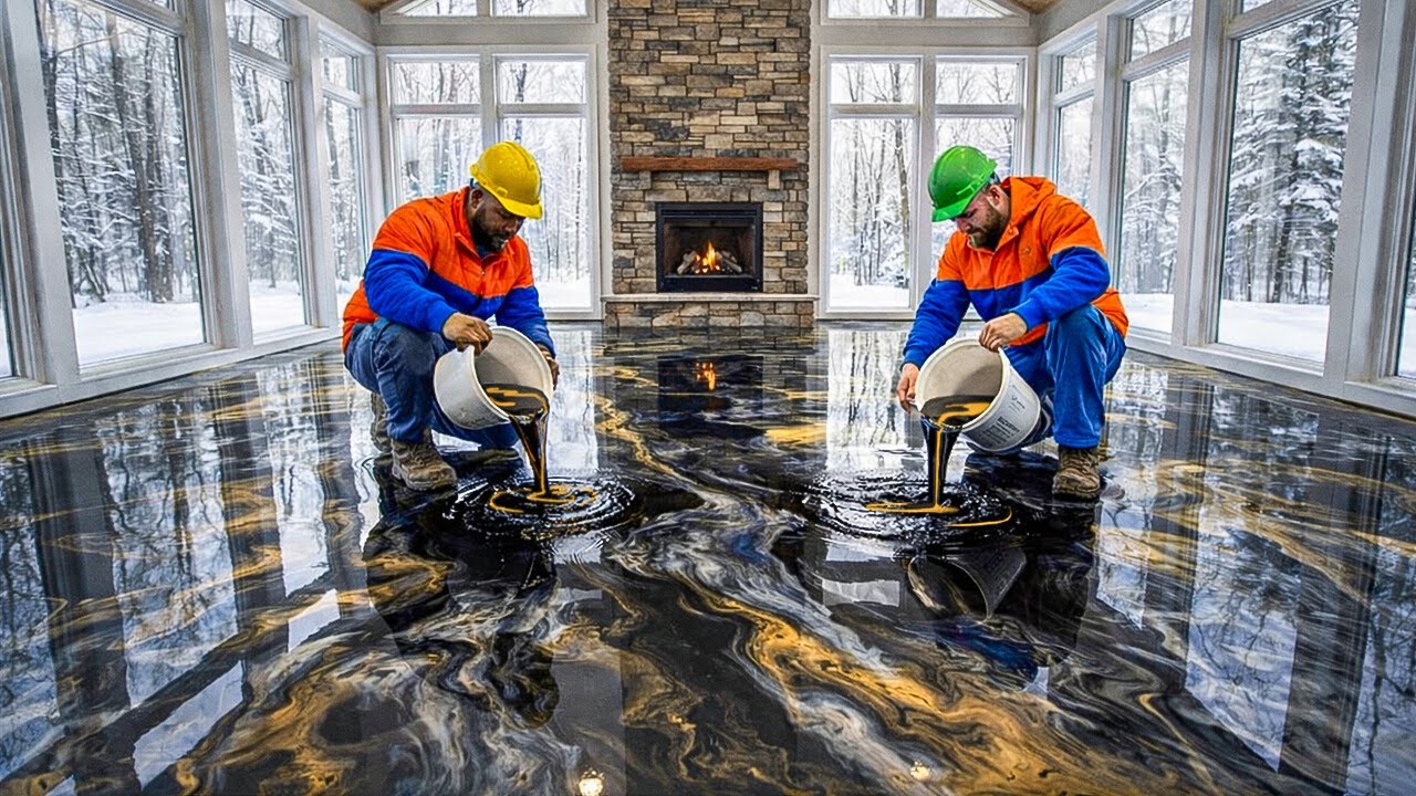 Unreal 3D Epoxy Resin Floor Transformation ✨