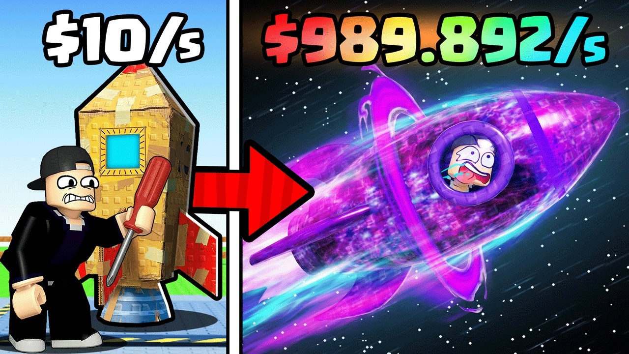 UPGRADING To a MAX LEVEL ROCKET in Roblox