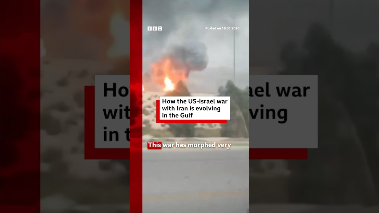US-Israel war with Iran evolving in Gulf. #Iran #US #Qatar #BBCNews