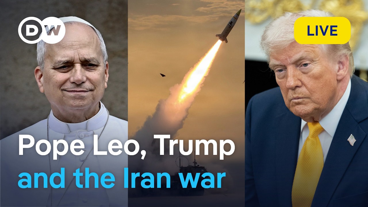 US President Donald Trump rejects Iran ceasefire call from the world’s first American pope | DW News