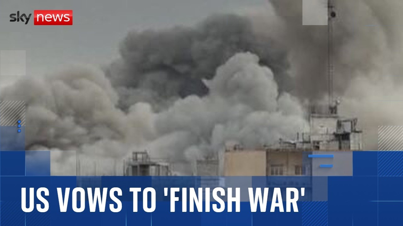 US vows to ‘finish war’ as Iranian strikes reported across Middle East