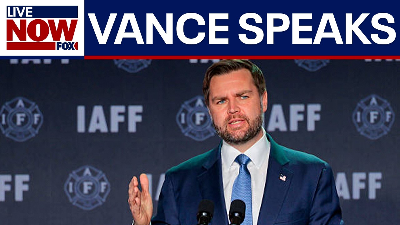 Vice President Vance delivers remarks to International Association of Fire Fighters