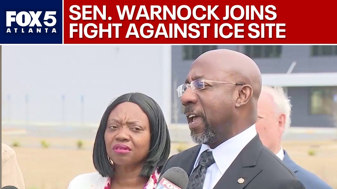 Warnock fights massive ICE warehouse in Social Circle | FOX 5 News