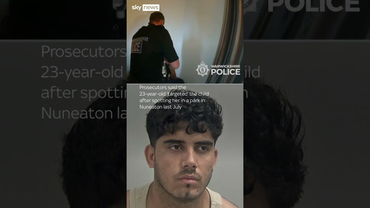 Watch the moment an Afghan asylum seeker who raped a 12-year-old girl is arrested