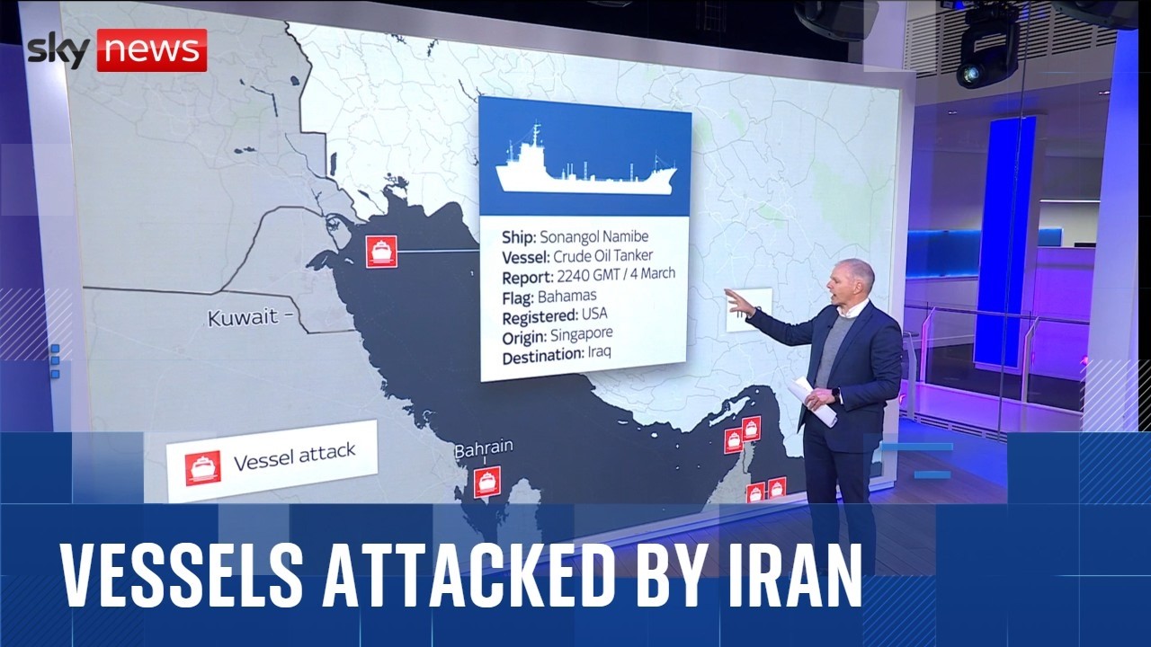 What vessels have Iran attacked in the Gulf? | Iran war