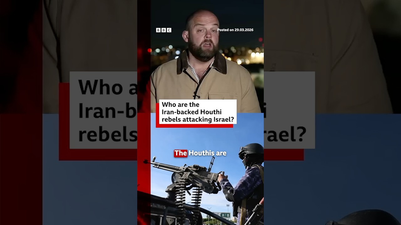 Who are the Iran-backed Houthi rebels attacking Israel? #Yemen #MiddleEast #BBCNews