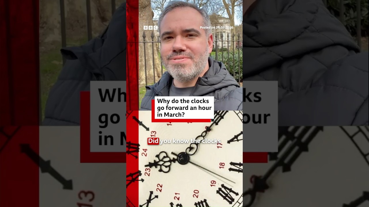 Why do the clocks go forward an hour in March? #BritishSummerTime #BBCNews