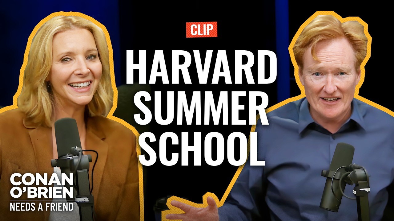 Why Lisa Kudrow Started Smoking At Harvard Summer School | Conan O’Brien Needs A Friend