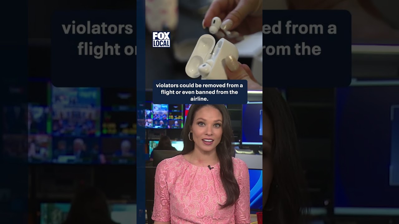 Will you be banned from a flight for not wearing headphones? | FOX 5 News