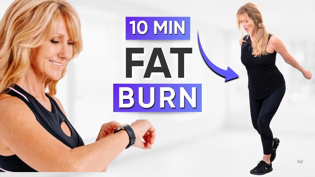 10 Minute Fat Burning Cardio | Say Good Bye To Belly Fat!