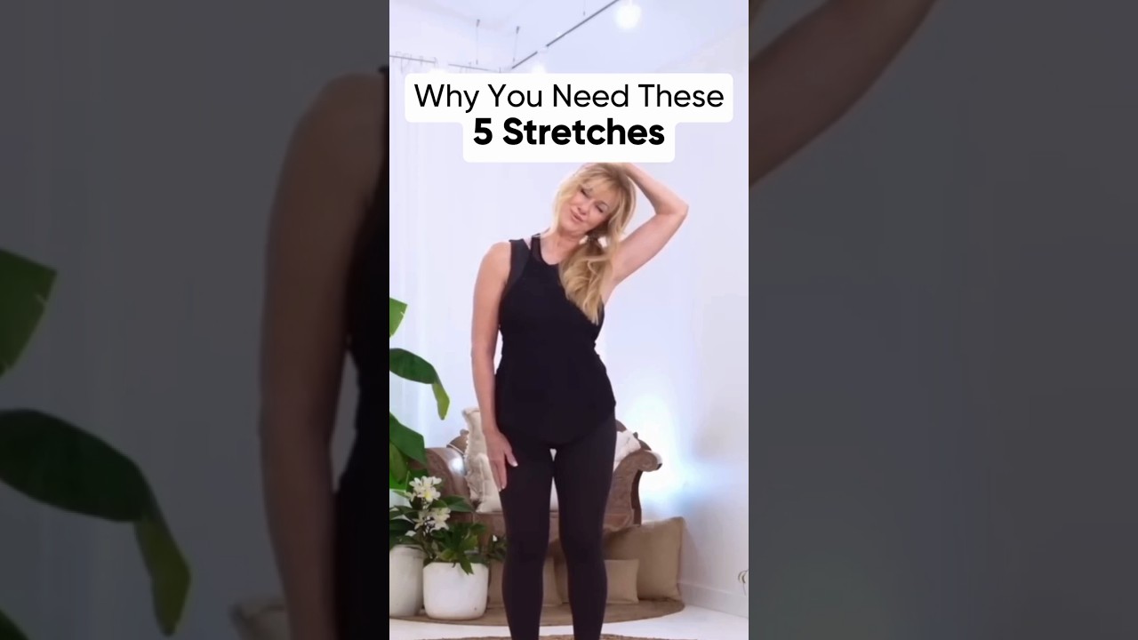 5 Simple Stretches That Fix Your Posture #stretching #flexibility