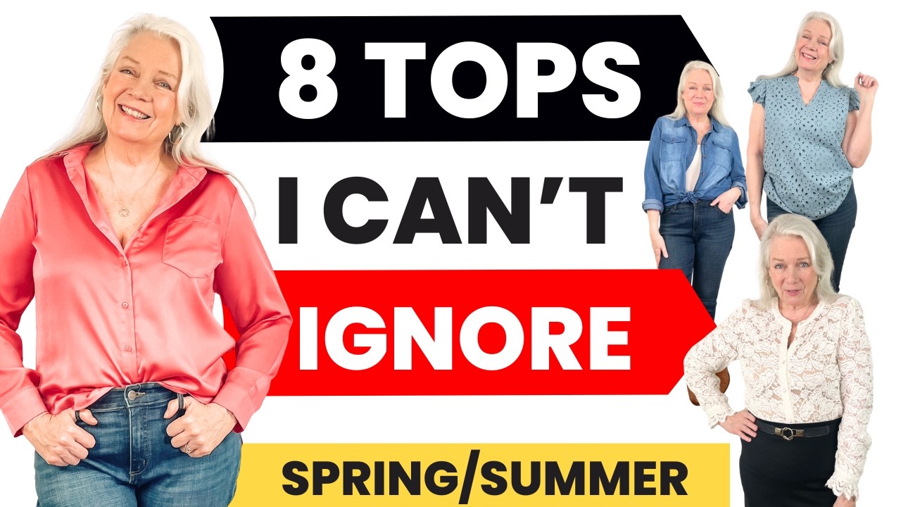8 Tops For Spring & Summer 2026 Fashions Women Over 50 & 60