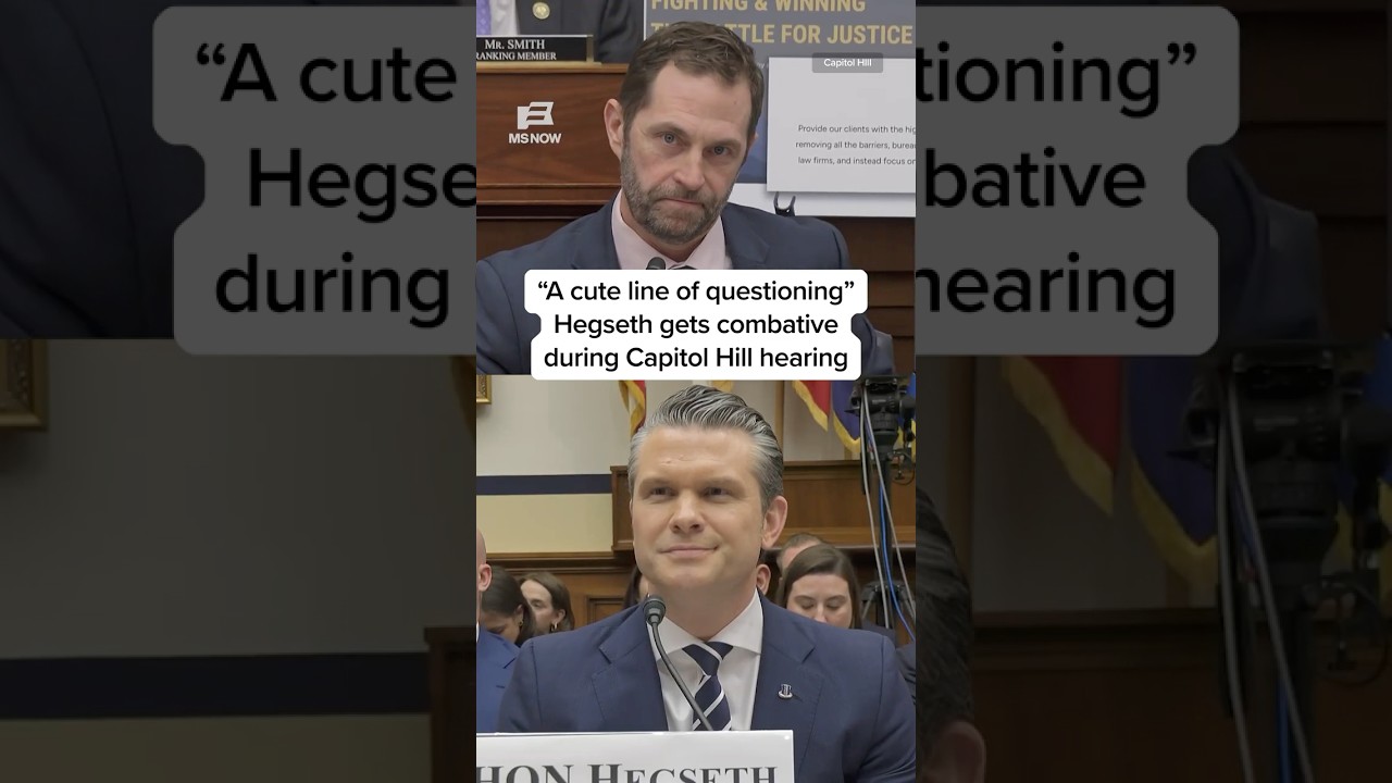 “A cute line of questioning”: Hegseth gets combative during Capitol Hill hearing