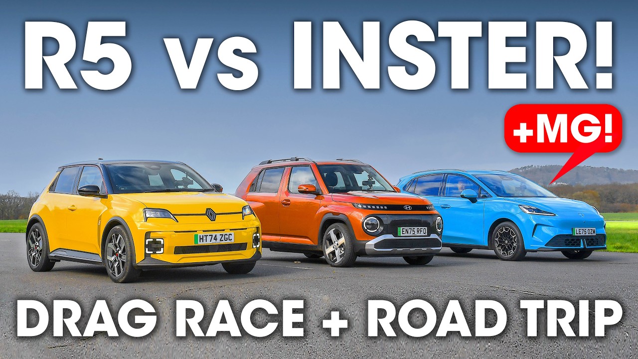 A SHOCK RESULT! NEW MG4 Urban vs Renault 5 vs Inster review