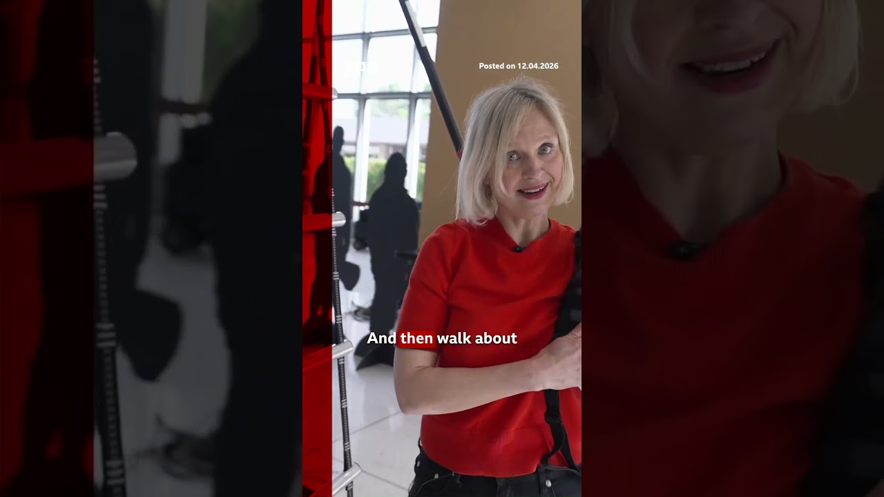 Artemis crew take on obstacle course after return to Earth. #ArtemisII #BBCNews