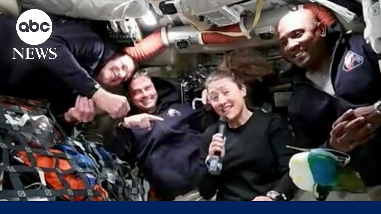Artemis II astronauts speak out from space