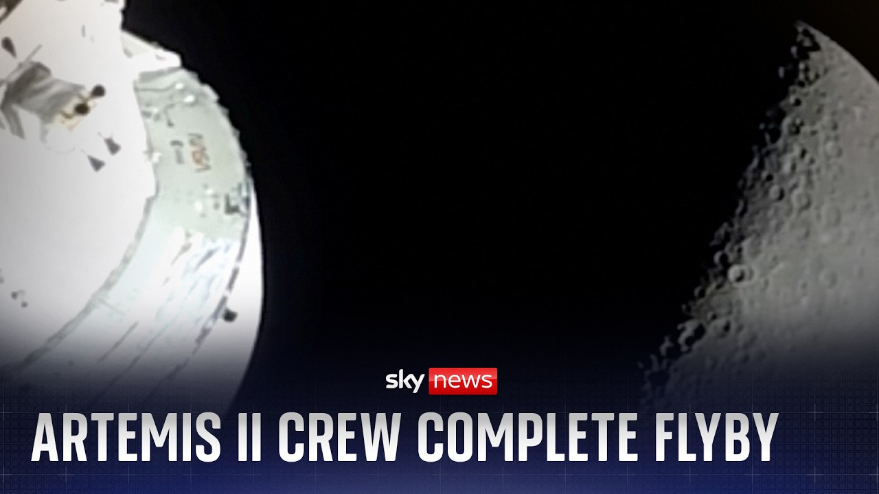 Artemis II crew begins four-day journey back home | Sky News special programme