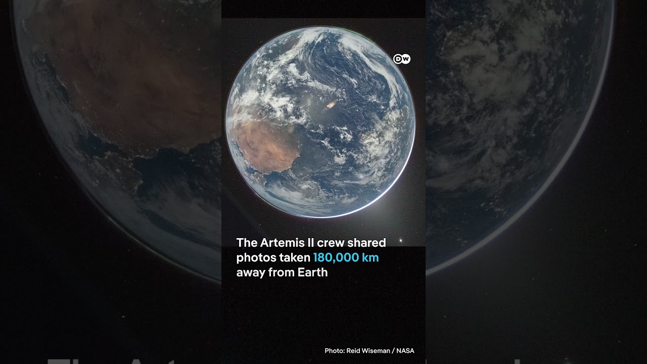 Artemis II crew describe incredible views of Earth | DW News