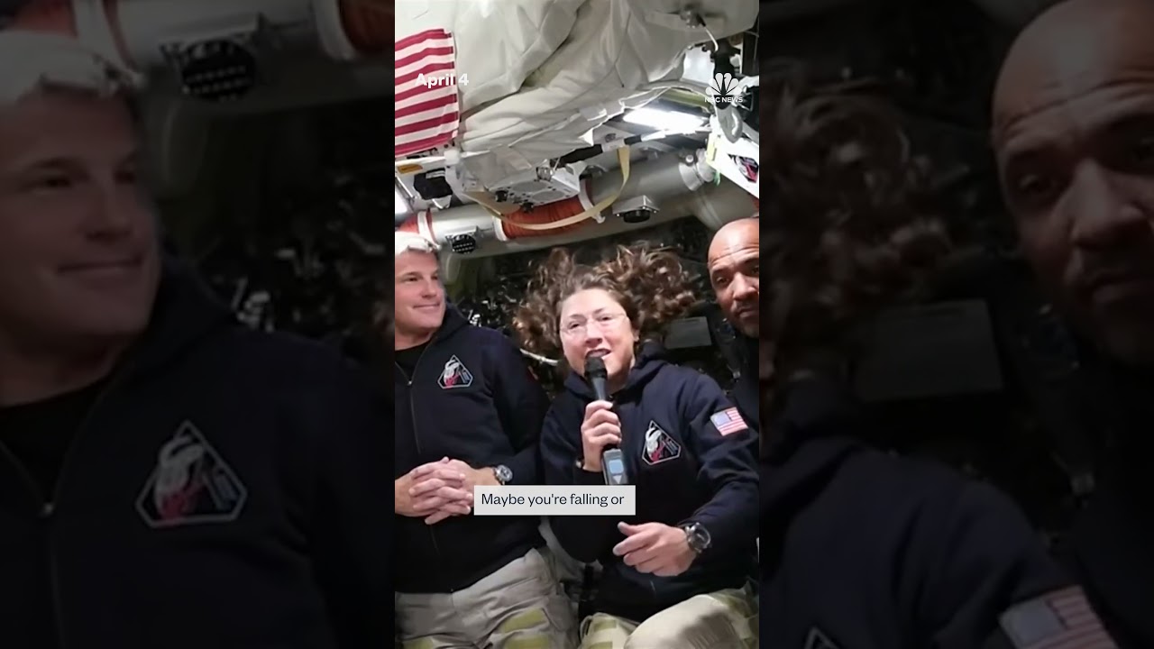 Artemis II crew tells NBC News what sleep is like in space