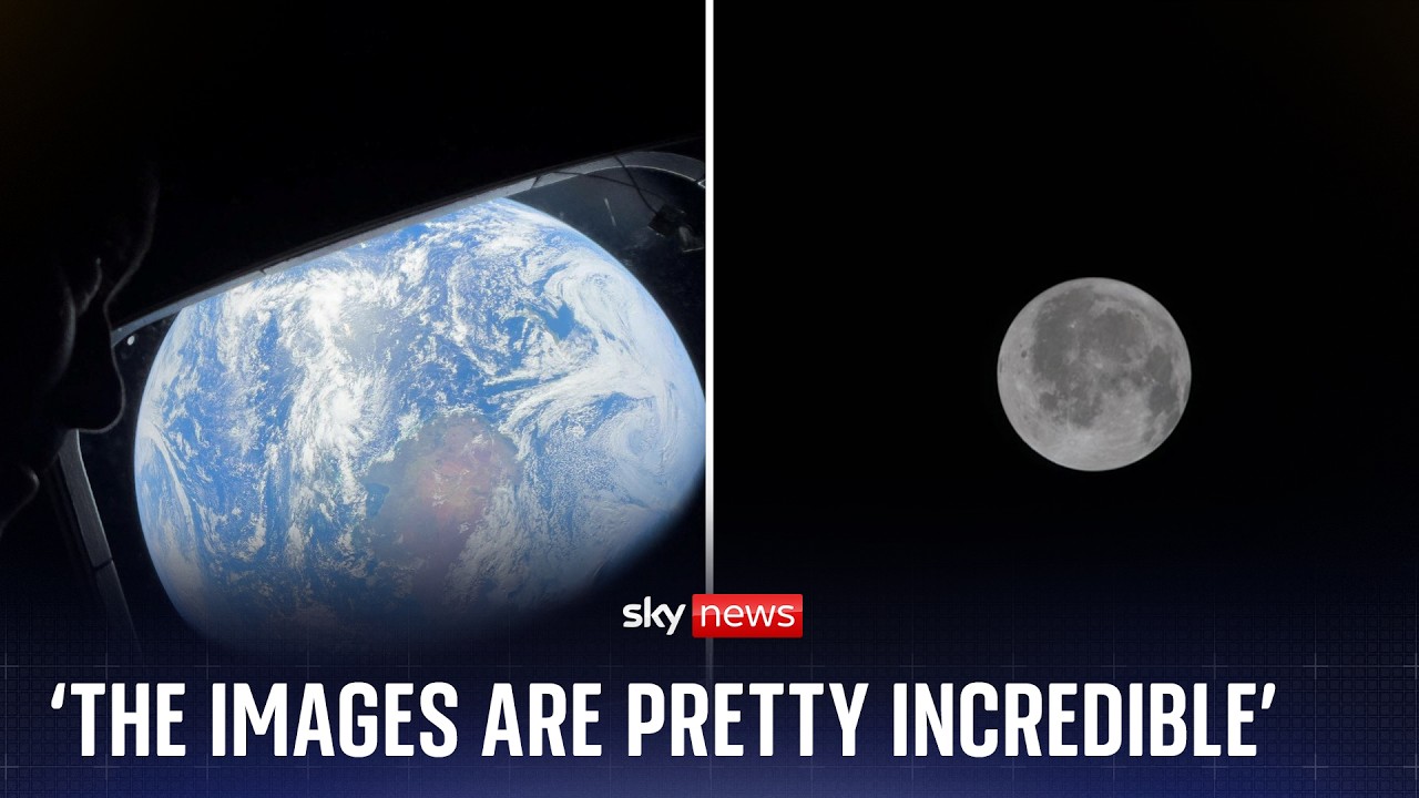 Artemis II crew view features of moon ‘never seen with human eyes’