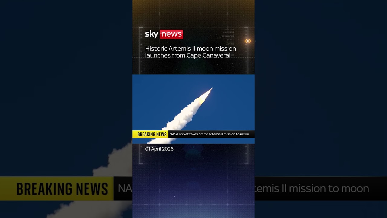 Artemis II rocket lifts off