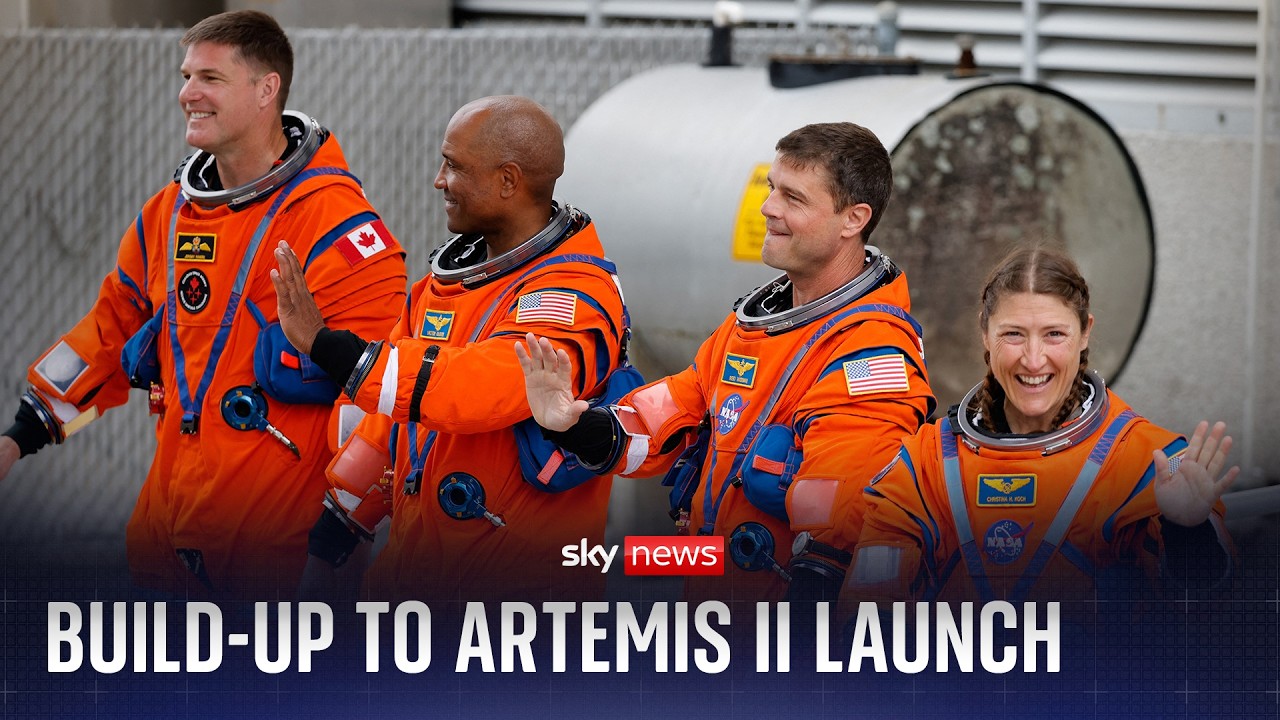Astronauts prepare for NASA’s Artemis II launch