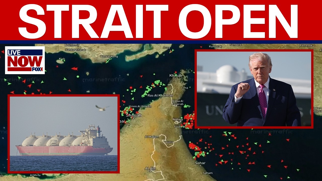 BREAKING: Trump permanently opening Strait of Hormuz: “China is Happy”