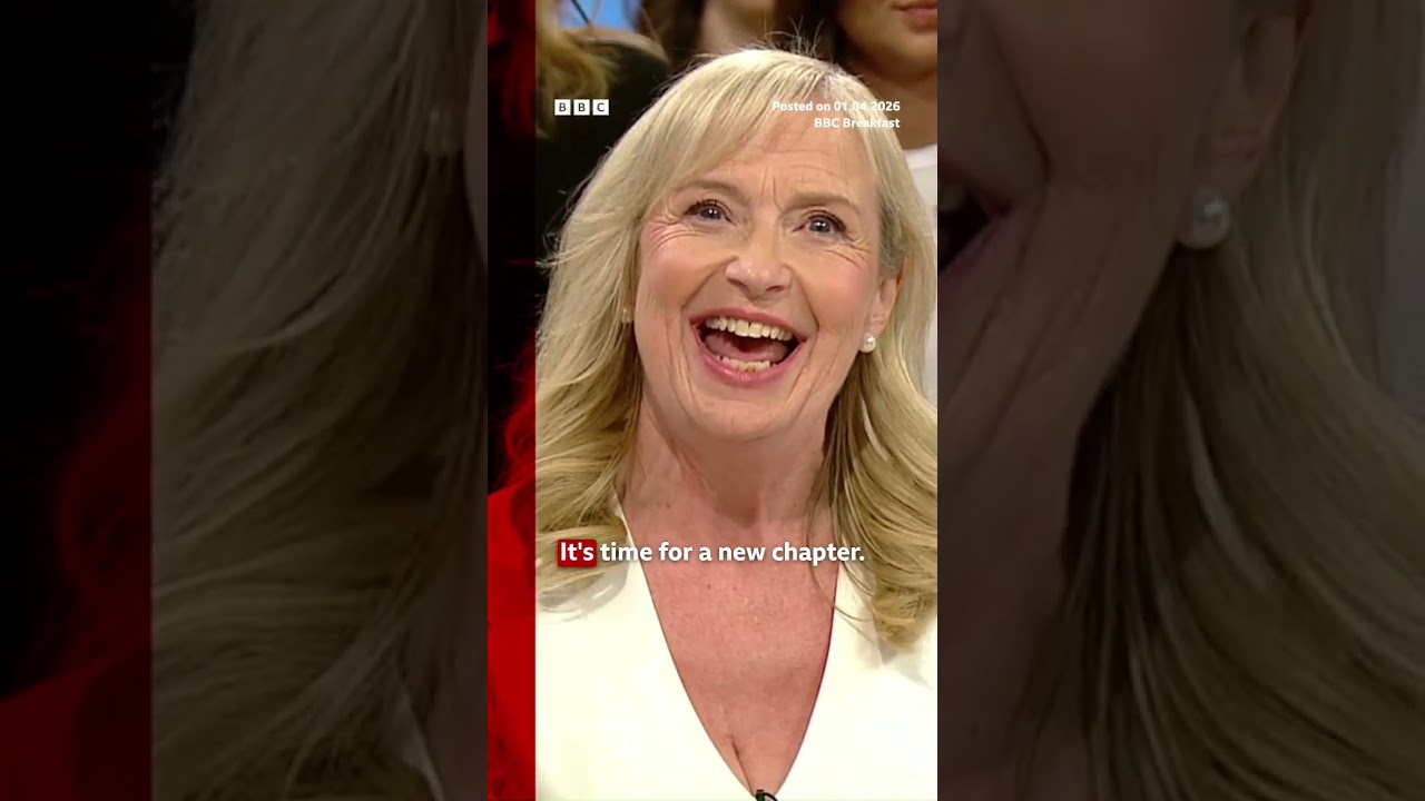 Carol Kirkwood says goodbye as she leaves BBC Breakfast. #TV #Weather #BBCNews