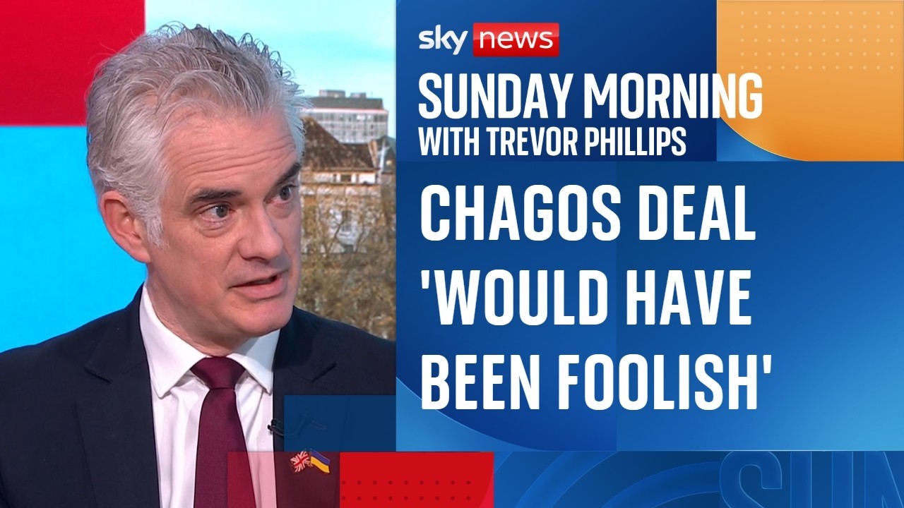 Chagos deal ‘pretty much at an end’ after Trump pressure, says shadow defence secretary