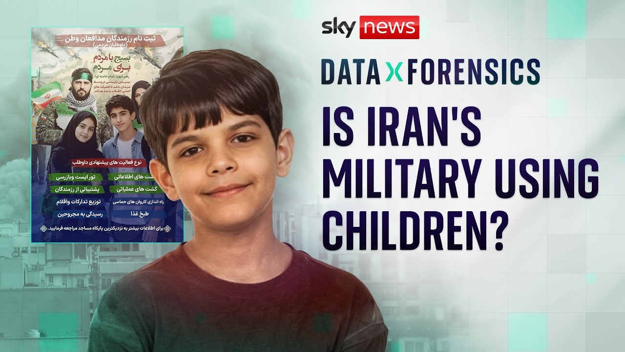 Civilian casualties or child soldiers? – Sky News uncovers potential war crimes in Iran