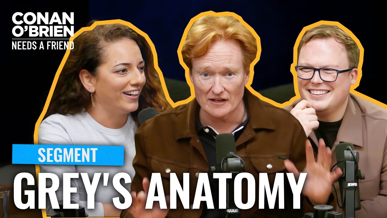 Conan Reacts To The Most Shocking “Grey’s Anatomy” Storylines | Conan O’Brien Needs A Friend