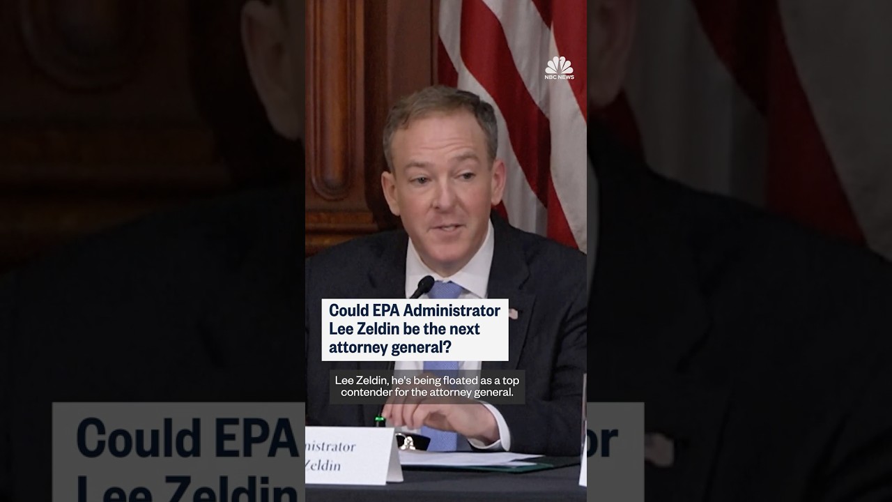 Could EPA Administrator Lee Zeldin be the next attorney general?