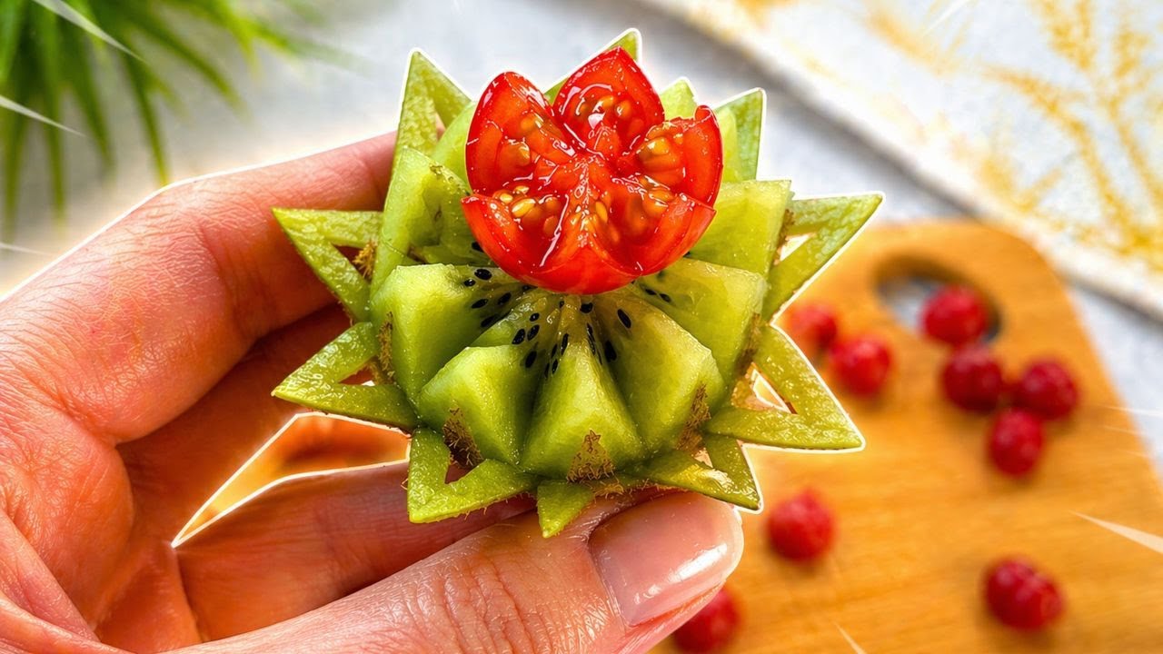 Creative Fruit & Veggie Carving Ideas Anyone Can Try 🍎✨