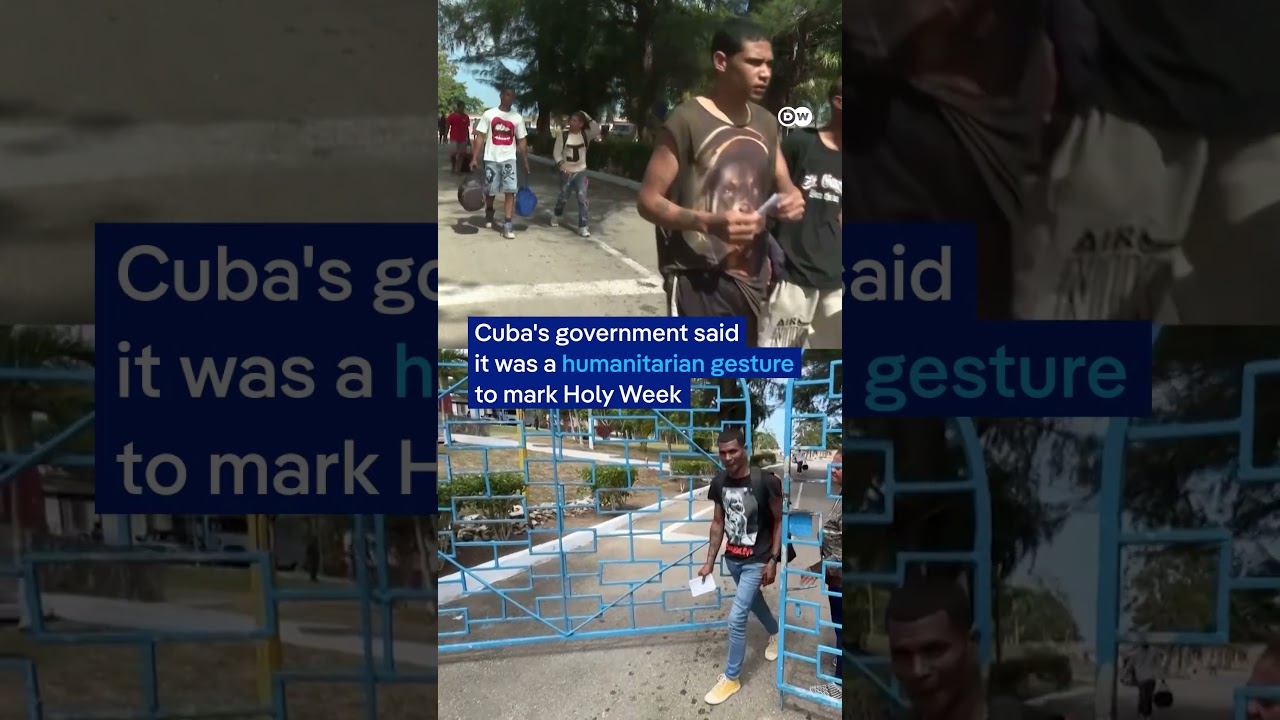 Cuba carries out mass prisoner release | DW News