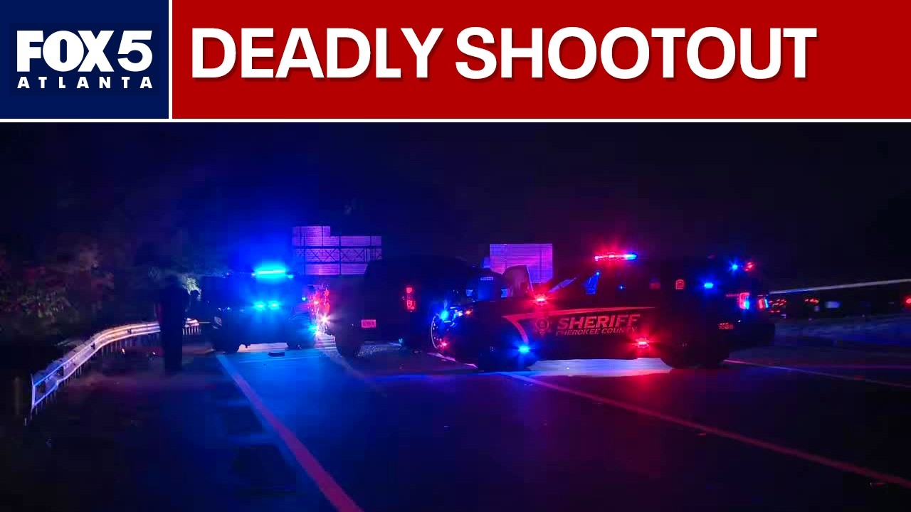 Deadly highway shootout: Woodstock officer injured | FOX 5 News