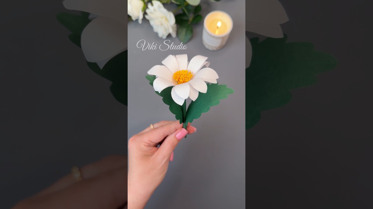 DIY Amazing Paper Daisy Flowers 🌼 Mother’s Day Gift Ideas 💫 #foryou