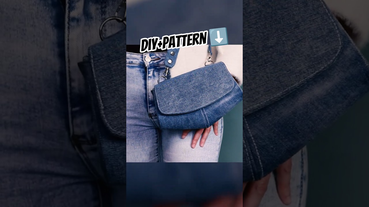 🥰 DIY VIRAL Saddle Crossbody Sewing Project & PDF Pattern shorts #sewalong  #sewing