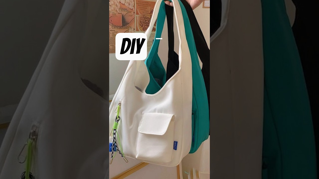 DIY Wonderfull ECO TOTE BAG Sewing Project & PDF Pattern