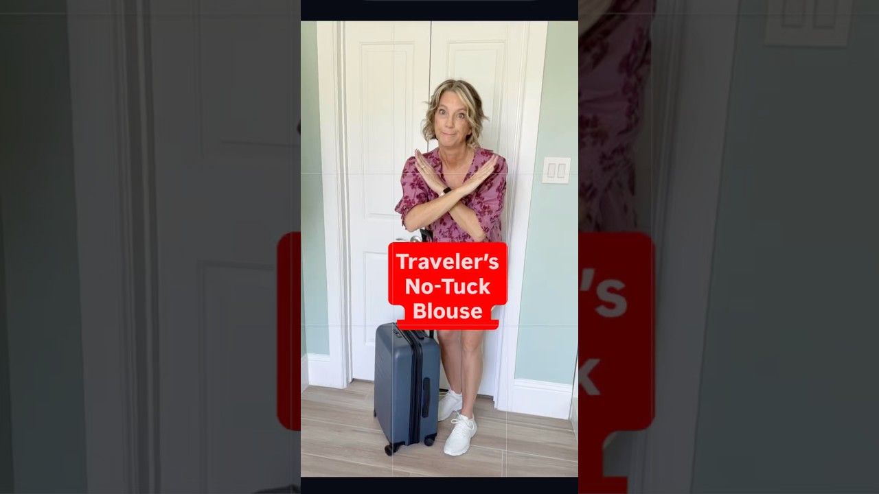 Do Not Tuck In This Vacation Blouse #vacationoutfit