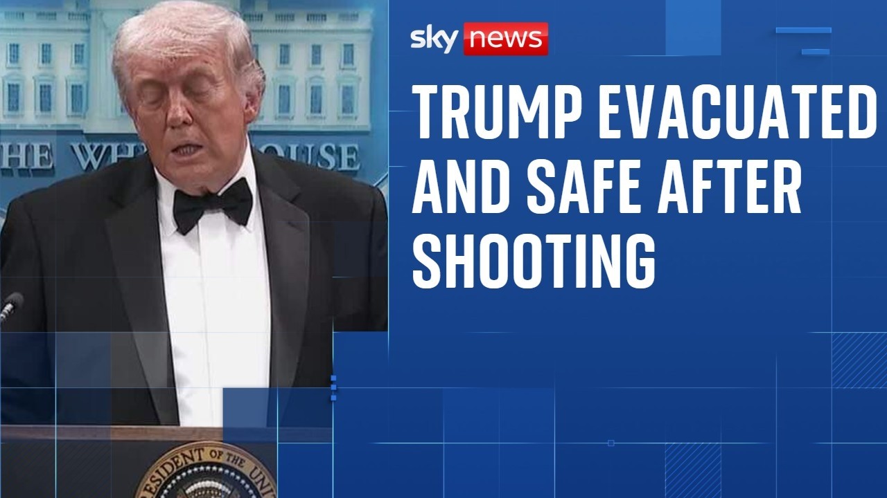 Donald Trump safe after shooting at correspondents’ dinner