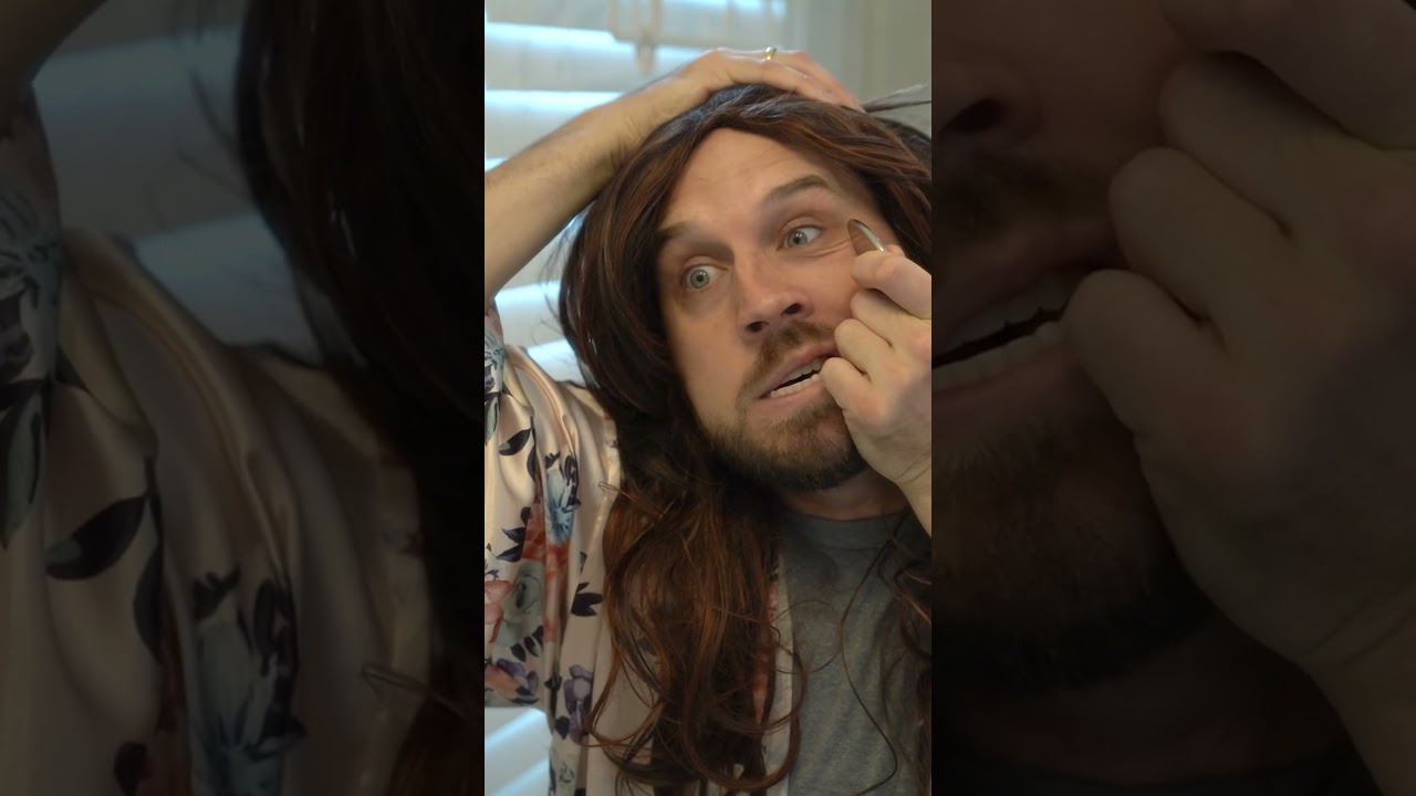 Editing her nighttime routine like a reality show #shorts